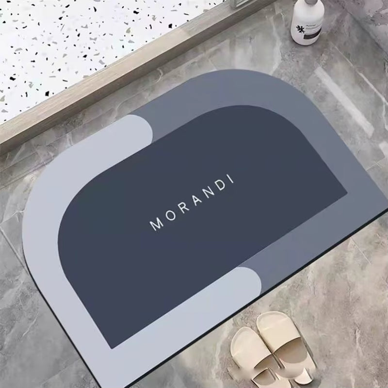 Thickened Memory Sponge Carpets Memory Foam Bath Mat Super Absorbent Anti-Slip Mat Quick Dry Soft Mat for Shower