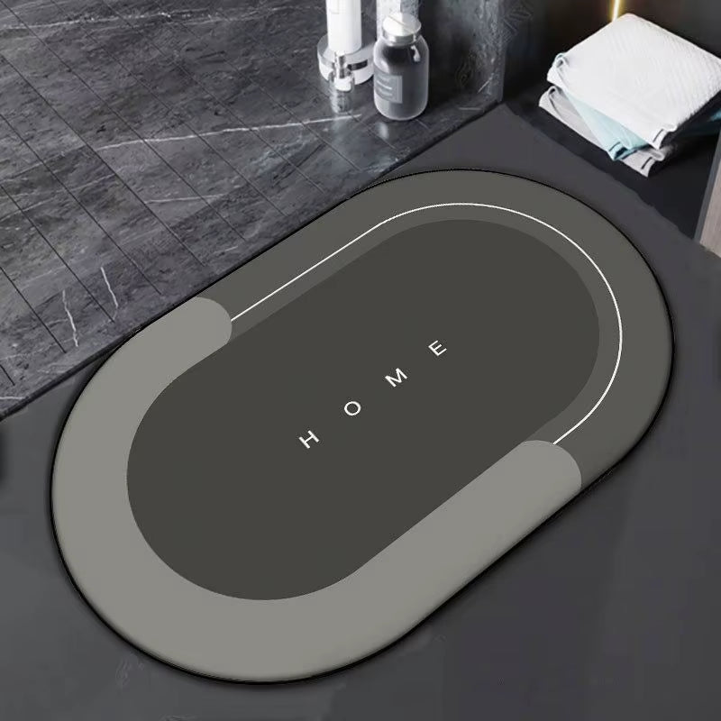 Thickened Memory Sponge Carpets Memory Foam Bath Mat Super Absorbent Anti-Slip Mat Quick Dry Soft Mat for Shower