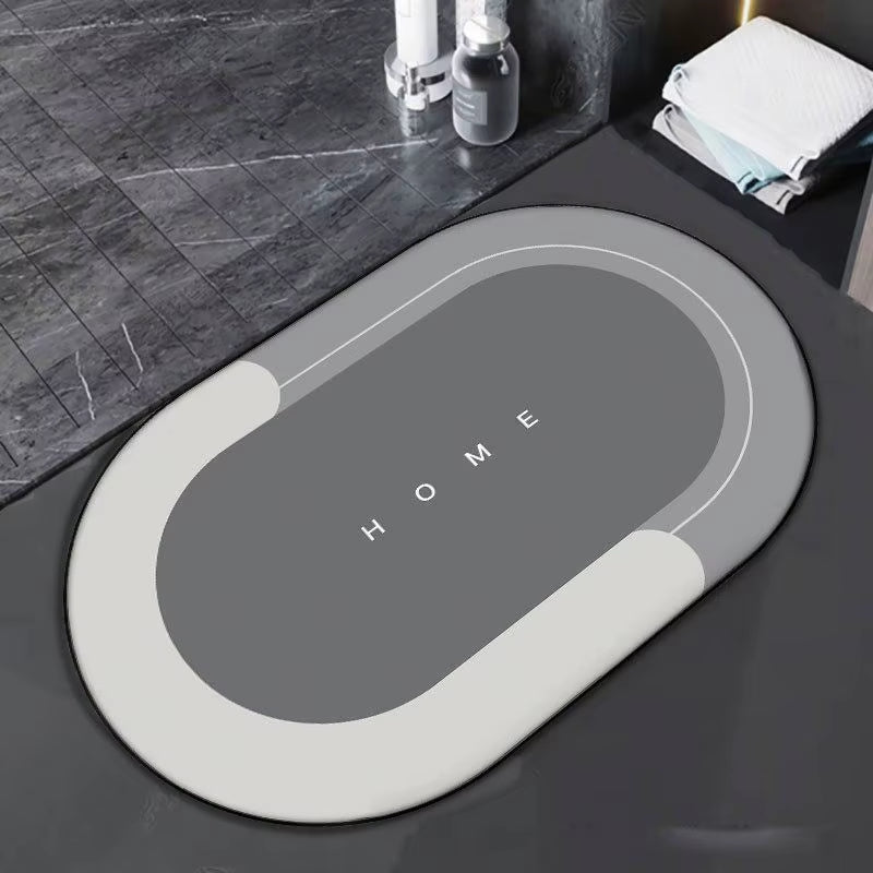 Thickened Memory Sponge Carpets Memory Foam Bath Mat Super Absorbent Anti-Slip Mat Quick Dry Soft Mat for Shower