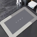 Thickened Memory Sponge Carpets Memory Foam Bath Mat Super Absorbent Anti-Slip Mat Quick Dry Soft Mat for Shower