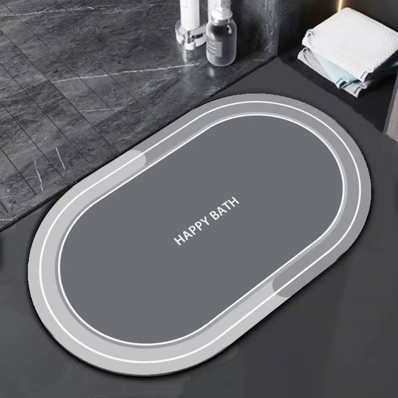 Thickened Memory Sponge Carpets Memory Foam Bath Mat Super Absorbent Anti-Slip Mat Quick Dry Soft Mat for Shower